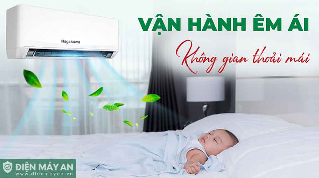 Điều hòa Nagakawa Inverter 9000 BTU 1 chiều NIS-C09R2U51